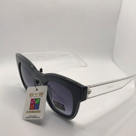 Eyedentification Retro Black Sunglasses  - Picture 1 of 6